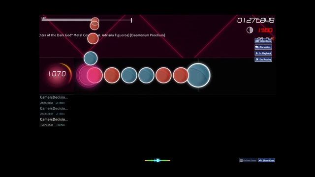 osu!Taiko FamilyJules - "Daughter of the Dark God" (Daemonum Proelium) FC (6,93* OD 7,4 98,14% acc) смотреть онлайн
