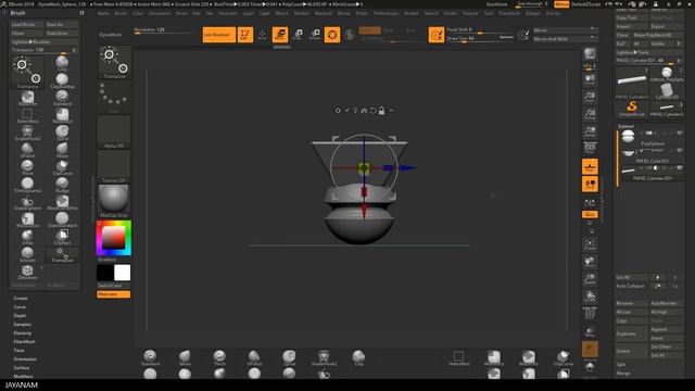 ZBrush 2018 Live Boolean Tutorial : Subtools смотреть онлайн