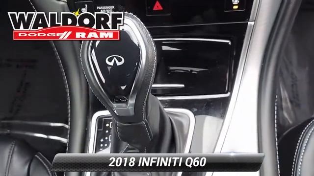Used 2018 INFINITI Q60 3.0t LUXE, Waldorf, MD DB01207D смотреть онлайн