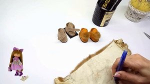 Как сделать ботиночки для куклы