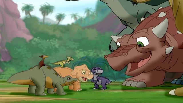 El regreso de los dinosaurios que se arrastran | En Busca Del Valle Encantado смотреть онлайн