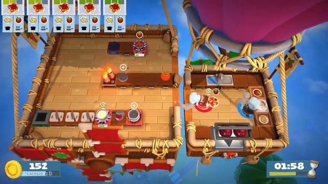 Overcooked 2 | Готовка на воздушном шаре (совместное прохождение) смотреть онлайн