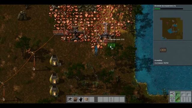 Factorio #2 Первые Сборочные автоматы смотреть онлайн