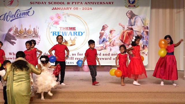 Action Song by KG-1 Students * Sunday School Anniversary 2023* IPC Worship Centre 06.01.2024 смотреть онлайн
