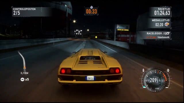 Need For Speed: The Run | Lamborghini Diablo SV Gameplay | Italian Edition Car Pack DLC [HD] смотреть онлайн