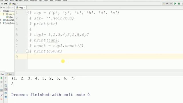 Tuple in python(part-3) смотреть онлайн