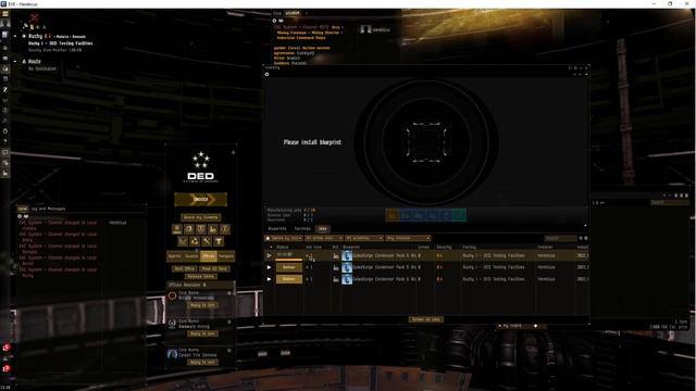 Eve online, Industry: blueprints delivered while office assets impounded смотреть онлайн
