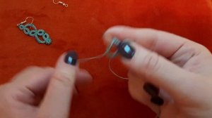 Серьги фриволите/Мастер класс