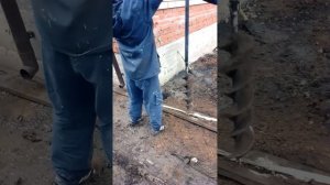 Первое применение мотобура brait 63