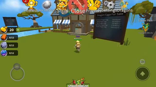 Симулятор дракона в ROBLOX смотреть онлайн