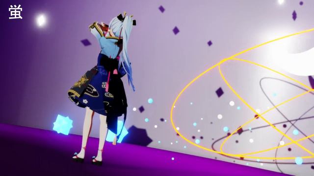 [MMD] Kamisato Ayaka Genshin Impact Galaxias!