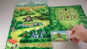 Настольная игра для детей "Волшебник изумрудного города"