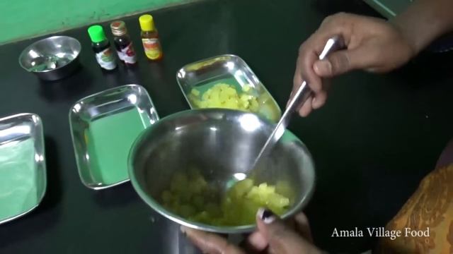 Tutti Frutti Recipe | Homemade Tutti Frutti | Raw papaya Recipe | Amala Village Food смотреть онлайн