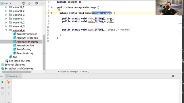 28 6 Первое знакомство с Varargs в Java смотреть онлайн