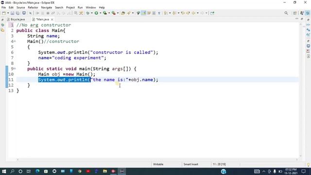 no arg constructor example in Java ( Hindi ) смотреть онлайн