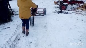 минидумпер от Дигриз. первый выезд. испытание