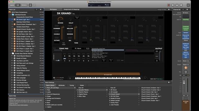 Sunday Keys Piano Patches vs MainStage and Ableton Live Presets смотреть онлайн