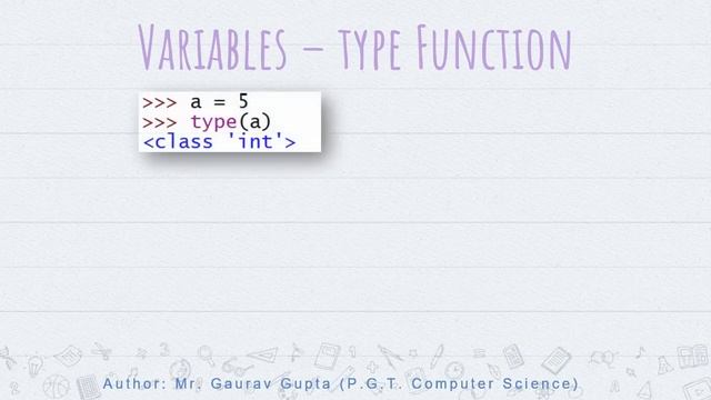 Assigning Values to Variable and Type Function| Class 11 / 12 IP | Informatics Practices Python смотреть онлайн