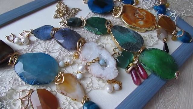 Крупные кулоны-подвески из красивых натуральных камней смотреть онлайн