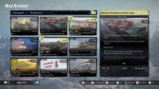 SNOWRUNNER LATEST NEWS NEW MODS PC & CONSOLE UPDATE смотреть онлайн