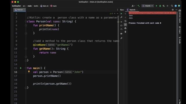 Kotlin and Copilot: Add a method to a class смотреть онлайн