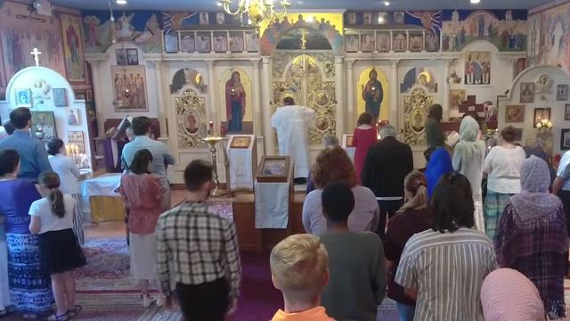 Liturgy for the Sunday of the Paralytic 5/15/2022 смотреть онлайн