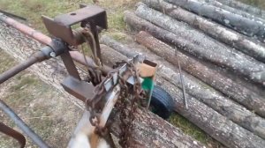 телега лесовозов.для подвоза бровен.