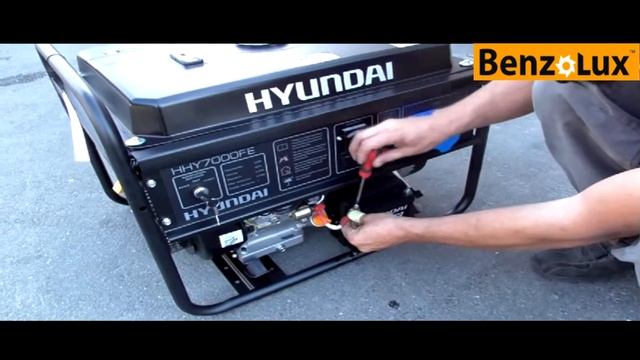 Генератор HYUNDAI HHY 7000FE смотреть онлайн