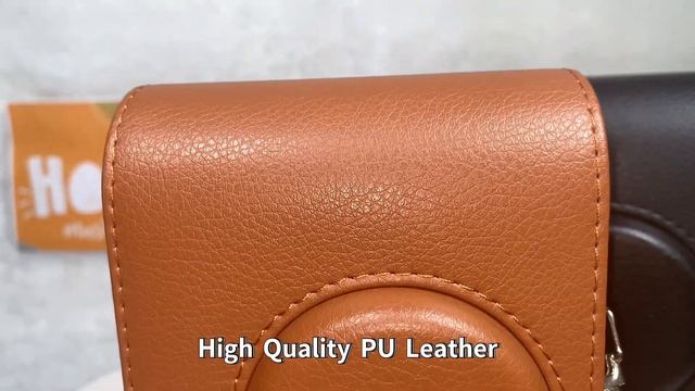 Leather Bag VERTICAL for Fujifilm Instax Mini EVO Tas Case Kamera смотреть онлайн