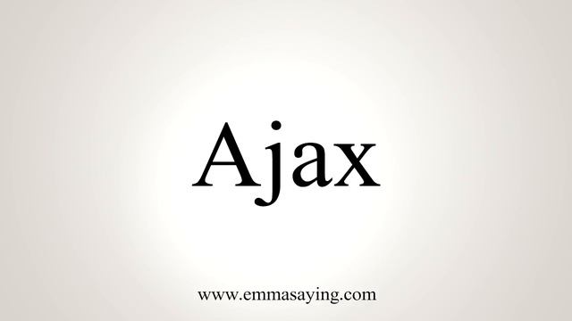 How To Say Ajax смотреть онлайн