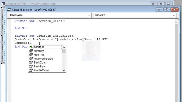 How to populate comboBox and get value in textbox using Excel VBA смотреть онлайн