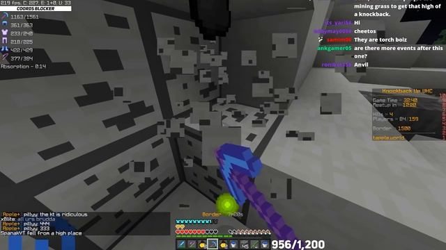 Minecraft UHC but every 100 BLOCKS you MINE, you gain a level of KNOCKBACK... смотреть онлайн
