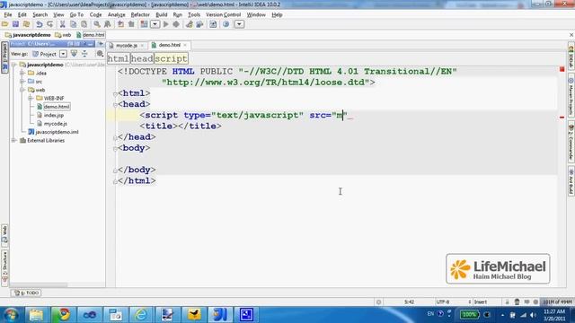 JavaScript Coding using IntelliJ IDEA смотреть онлайн