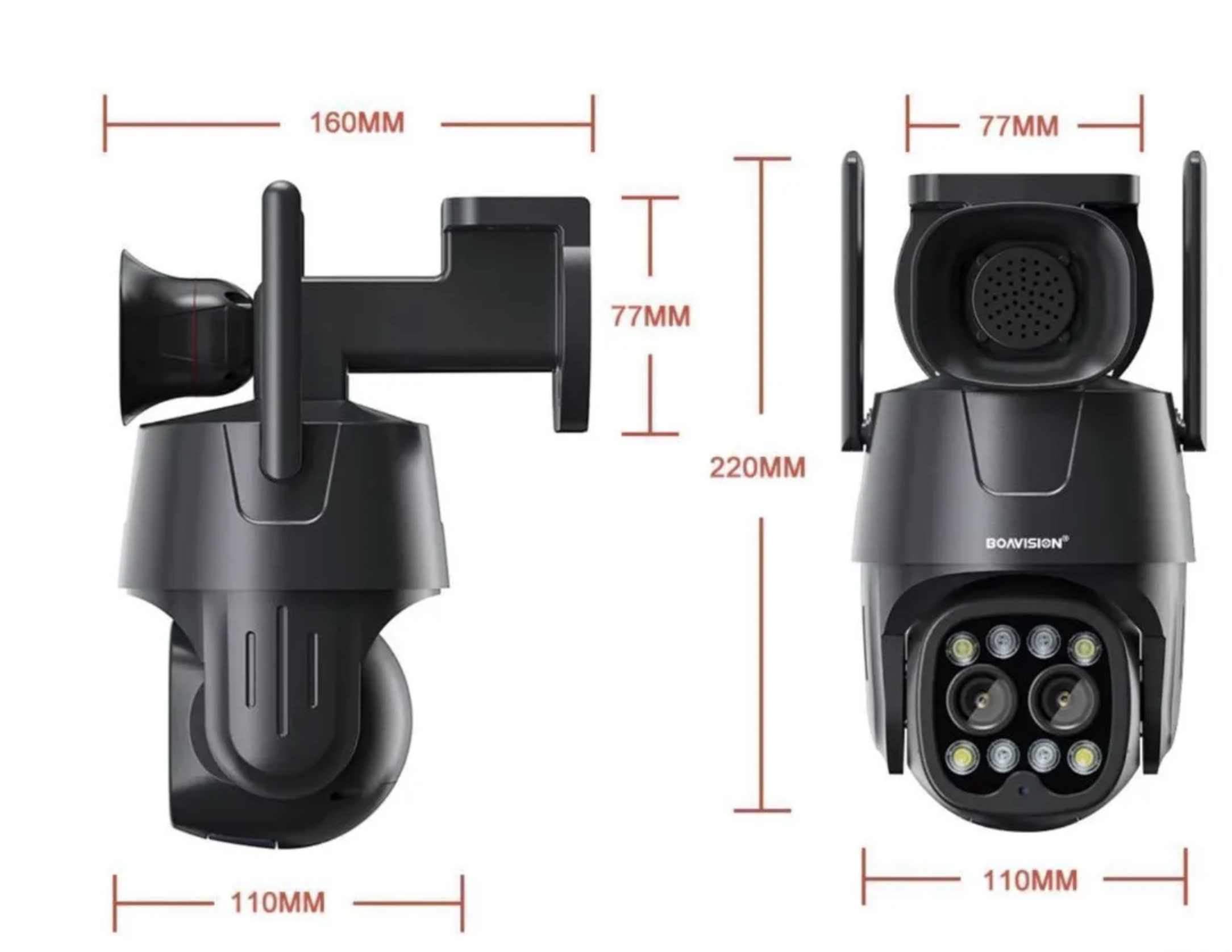 Надежная IP камера 4G два объектива 8MP 23021076