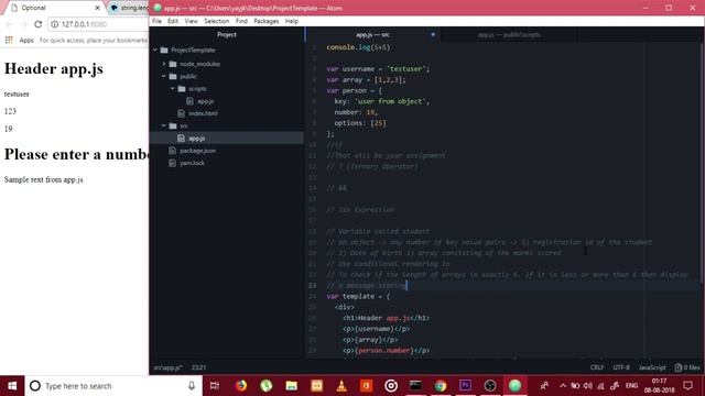 React Pt 5 Conditional Rendering and Multiple Jsx Expressions (Continued) смотреть онлайн