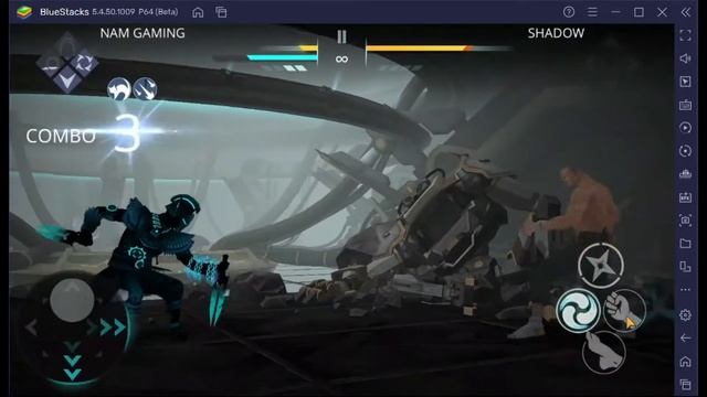 Shadow Fight 3(24)- Shadow(boss cuối chương 7.2, trận chiến đầy căng thẳng!!!) смотреть онлайн