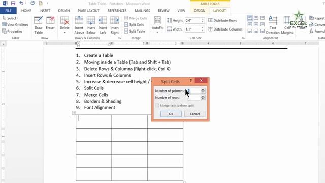 Table formatting in Word | MS Word Tricks смотреть онлайн