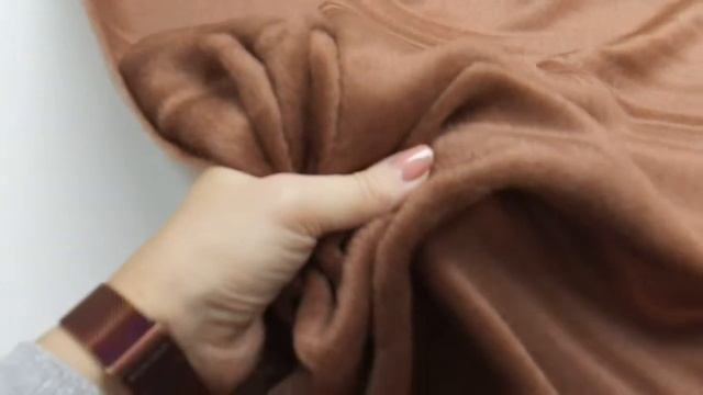 26-7382 Пальтовая ткань с коротким ворсом, цвет карамели смотреть онлайн
