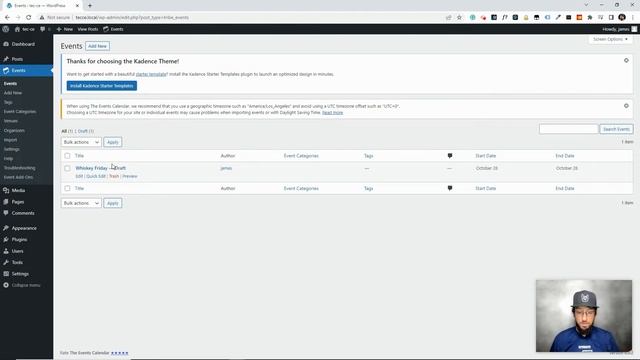 Creating Community Events Website using WordPress and The Events Calendar смотреть онлайн