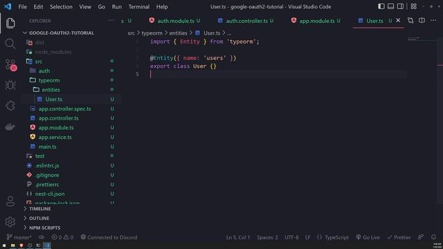 NestJS & Google OAuth2 with Passport смотреть онлайн