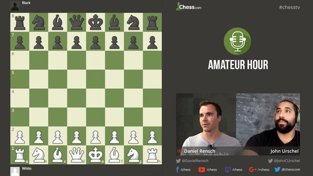 Hand & Brain Chess Game 1: Amateur Hour with Rensch and Urschel смотреть онлайн