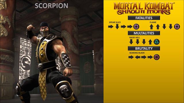 Lista de Todos os Fatalities, Multalities e Brutalities | Mortal Kombat Shaolin Monks | смотреть онлайн