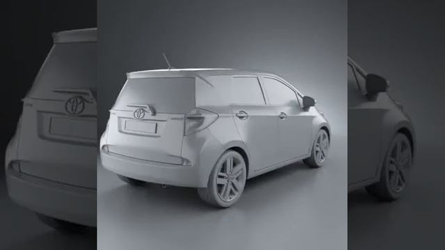 3D Model of Toyota Ractis (Verso S) 2012 Review смотреть онлайн
