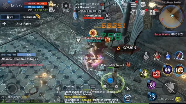 Lineage 2 Revolution [ID] Alliance Expedition Stage 2 Solo Gameplay Shillien Templar смотреть онлайн