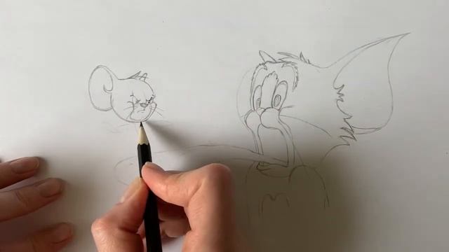 How to draw Tom and Jerry | Wie zeichnet man Tom und Jerry | Как нарисовать Тома и Джерри смотреть онлайн