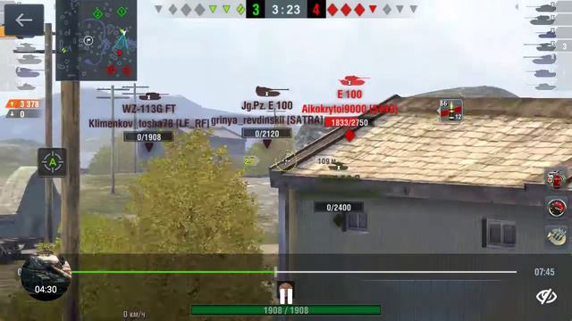 Очень класный бой на самой имбовой пт-сау в игре. Об268🔥 смотреть онлайн