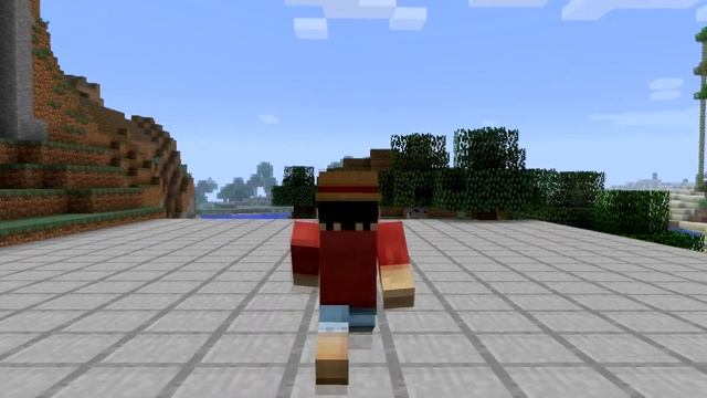 Monkey D. Luffy Minecraft Skin Spotlight смотреть онлайн