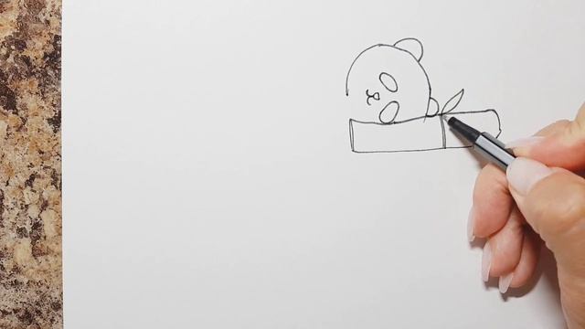Рисуем Панду легко и просто / How to draw a Panda Easy / Учимся рисовать смотреть онлайн