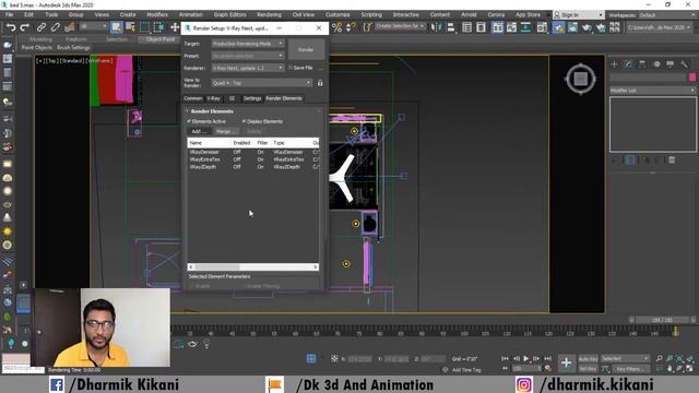 Tutorial 16 : How to Use Batch Render With Save Render Elements | Language - English | 3Ds max смотреть онлайн