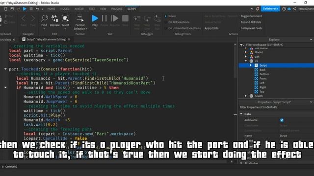 How to Make a Freeze Player Effect - Roblox Studio [2023] смотреть онлайн